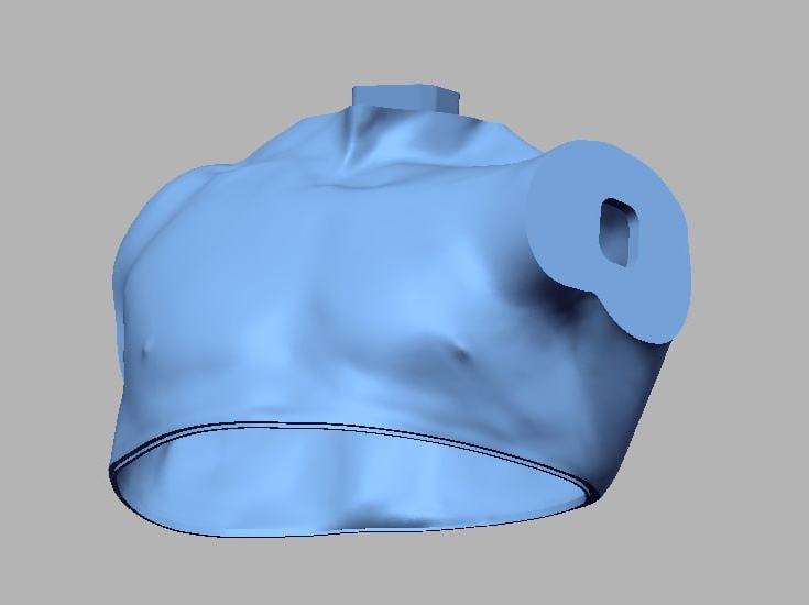 Скульптура человека по 3D скану