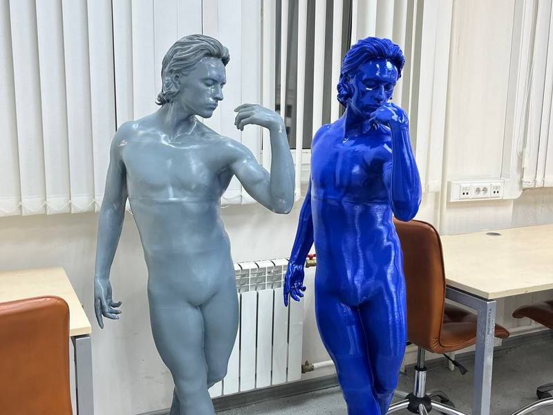 Скульптура человека по 3D скану